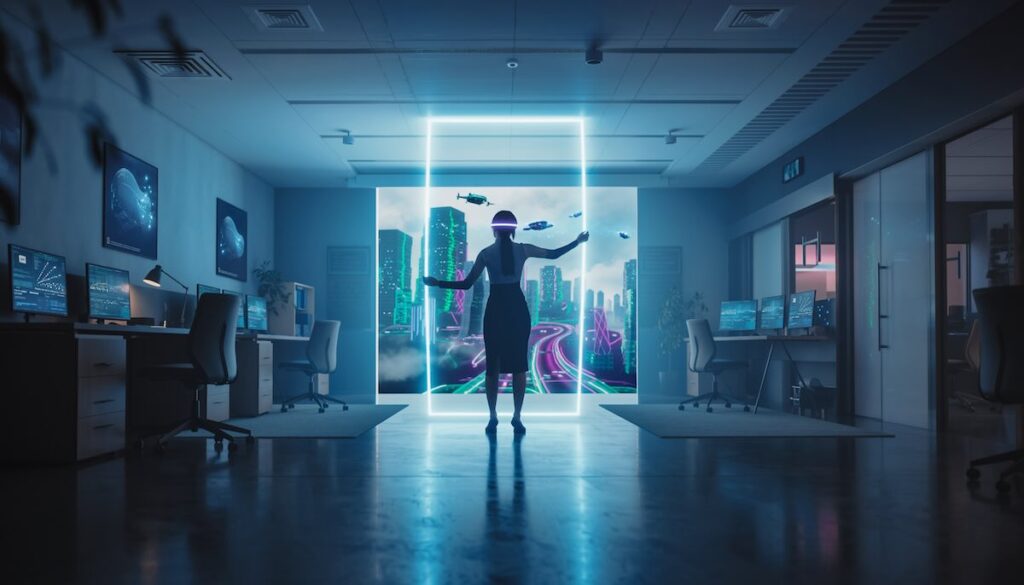 SF思考とプロトタイピングによって現実のビジネスに未来のビジョンを実装するイメージ画像