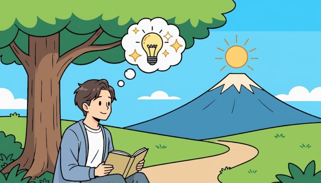 毎日の忙しさから抜け出し、科学的な習慣や豊かな体験への投資、独りの時間を通じて人生の質を上げるための必読書を紹介する記事のアイキャッチ画像